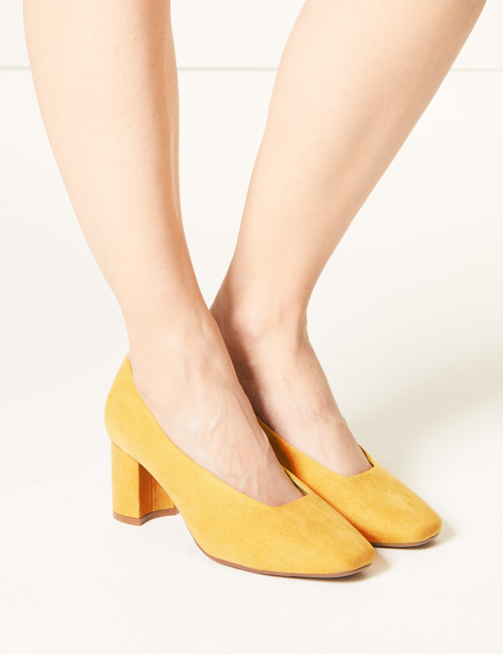 M&s yellow shoes hotsell