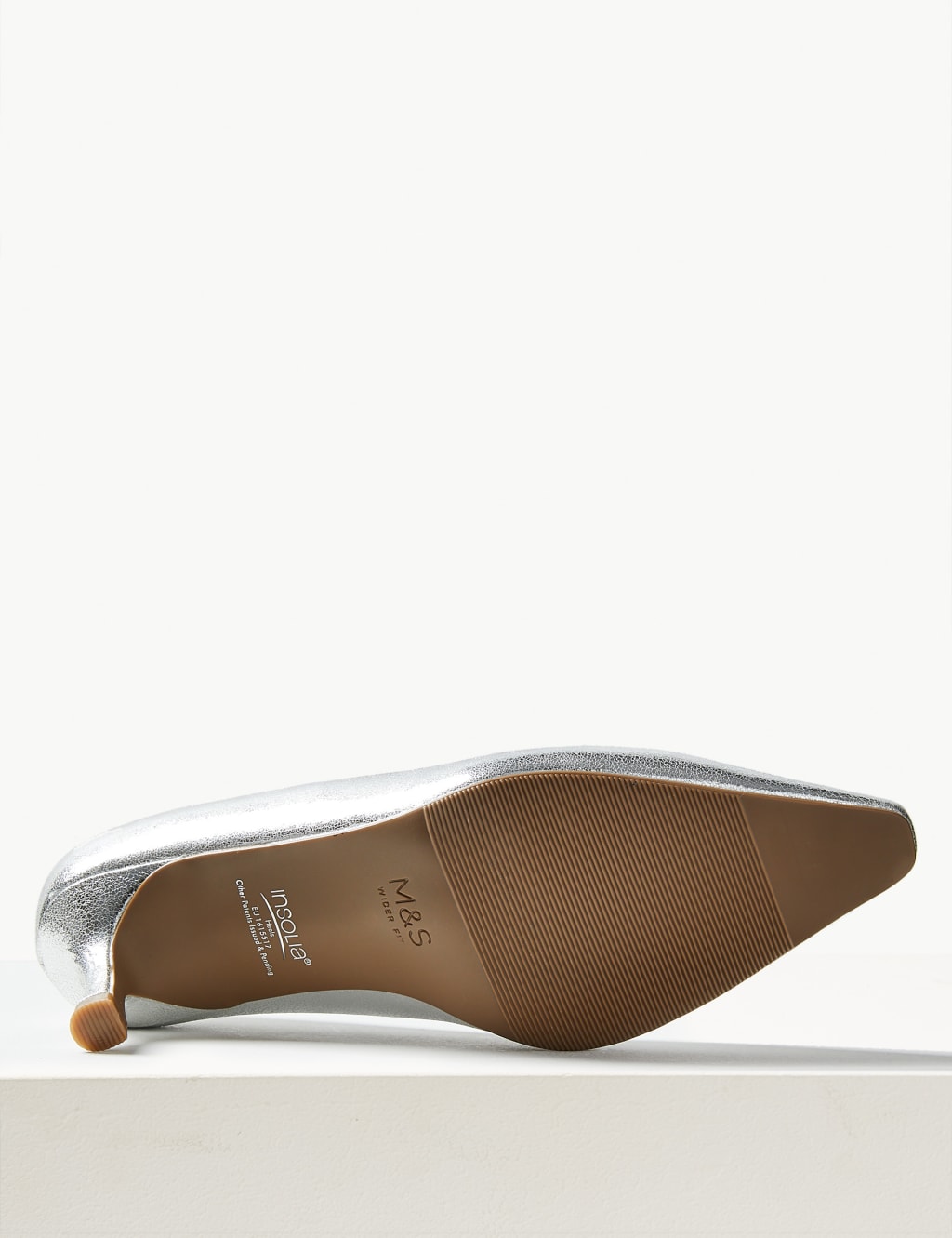 Wide Fit Kitten Heel Court Shoes 5 of 5