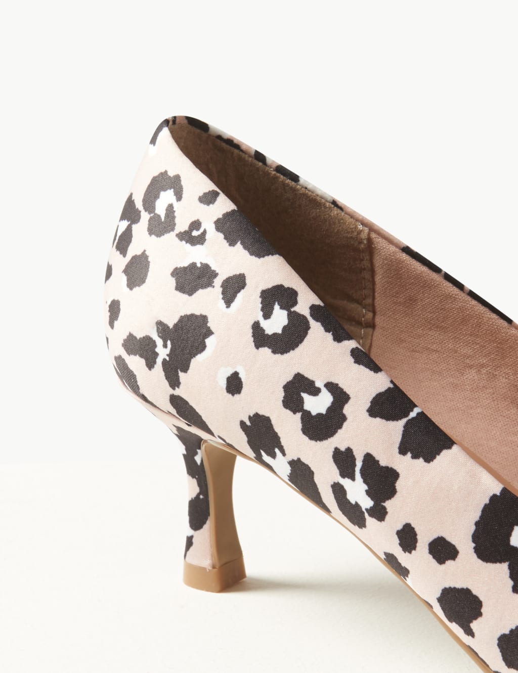 Wide Fit Kitten Heel Court Shoes M S Collection M S