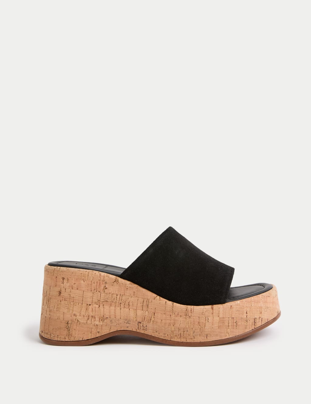 Suede Slip On Platform Mules 1 of 3