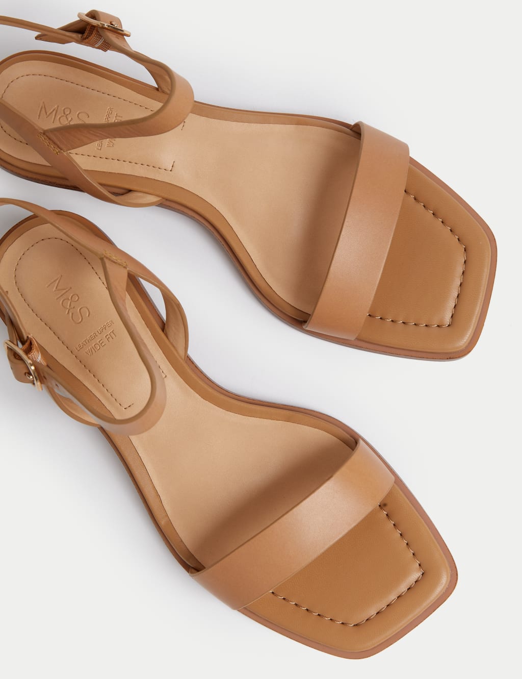 Wide Fit Ankle Strap Block Heel Sandals 3 of 3