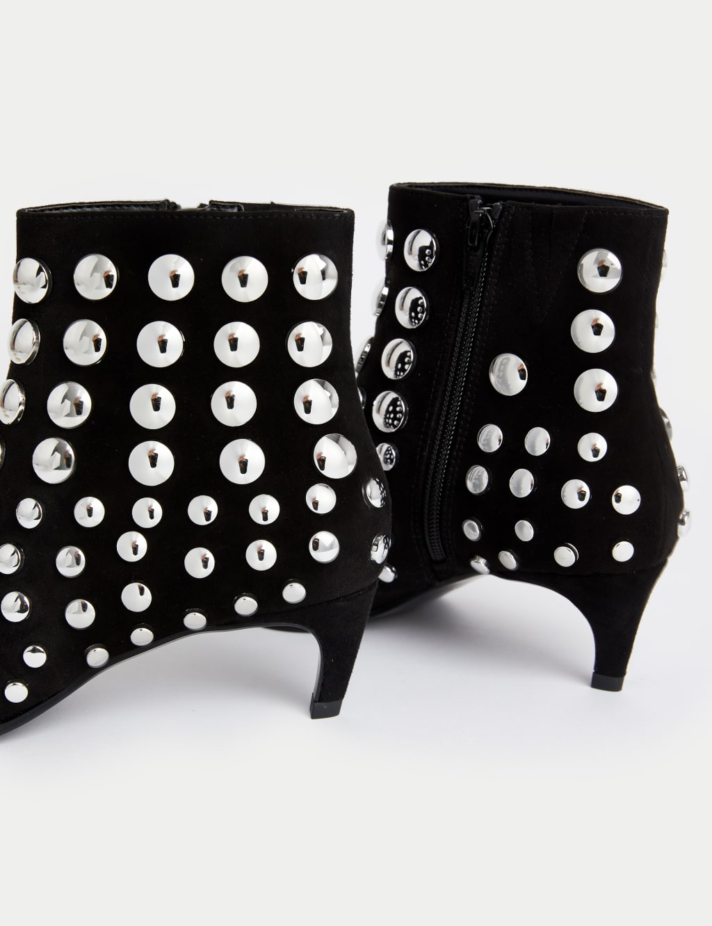 Studded heel booties online