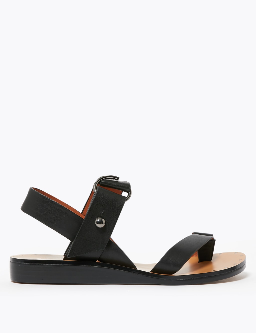 Leather Toe Loop Sandals 2 of 5