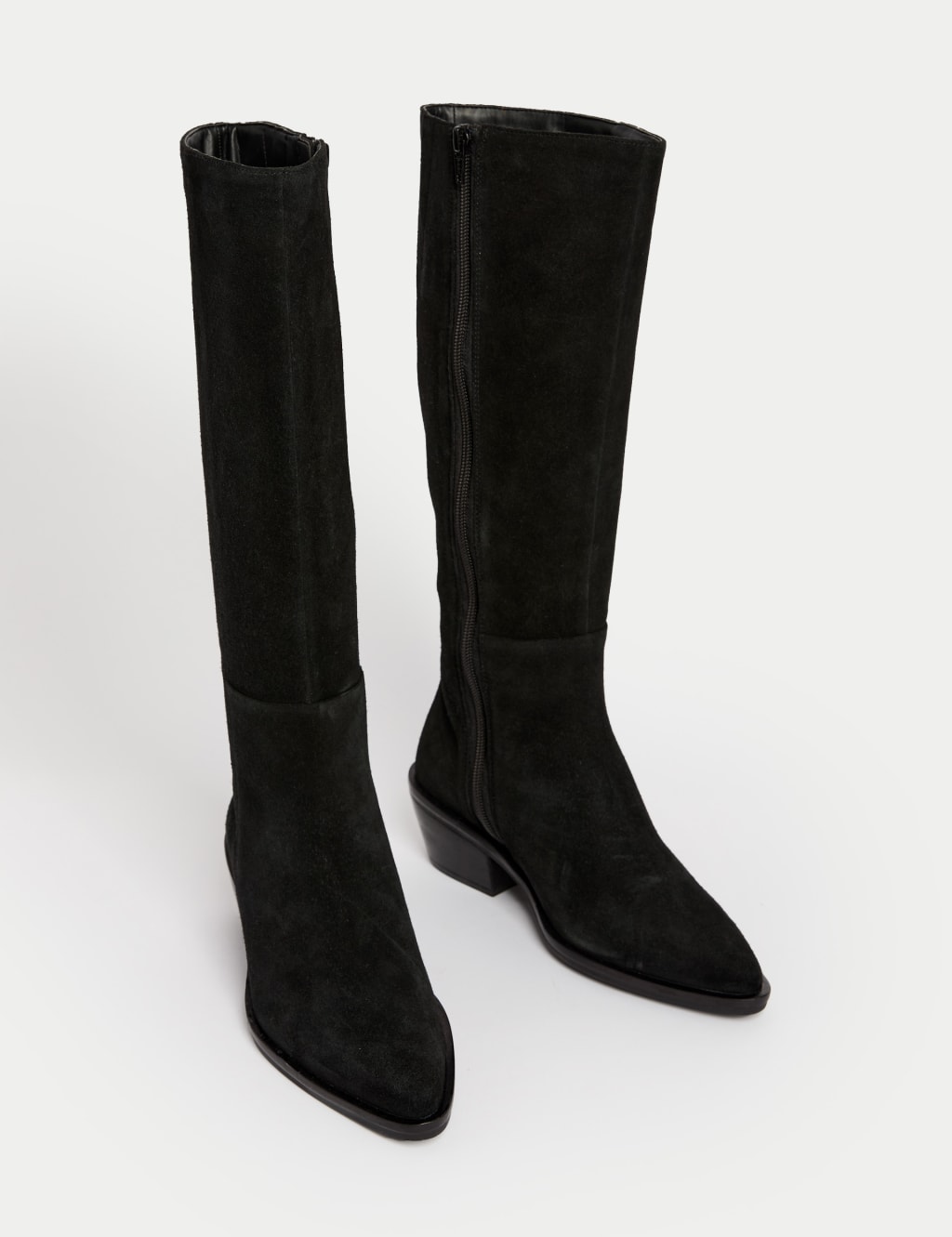 Suede knee high new arrivals