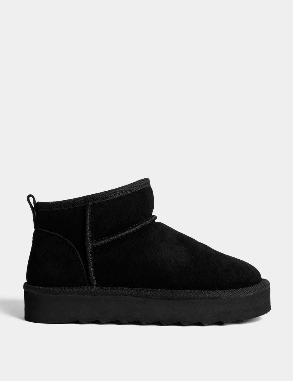 Suede flatform deals