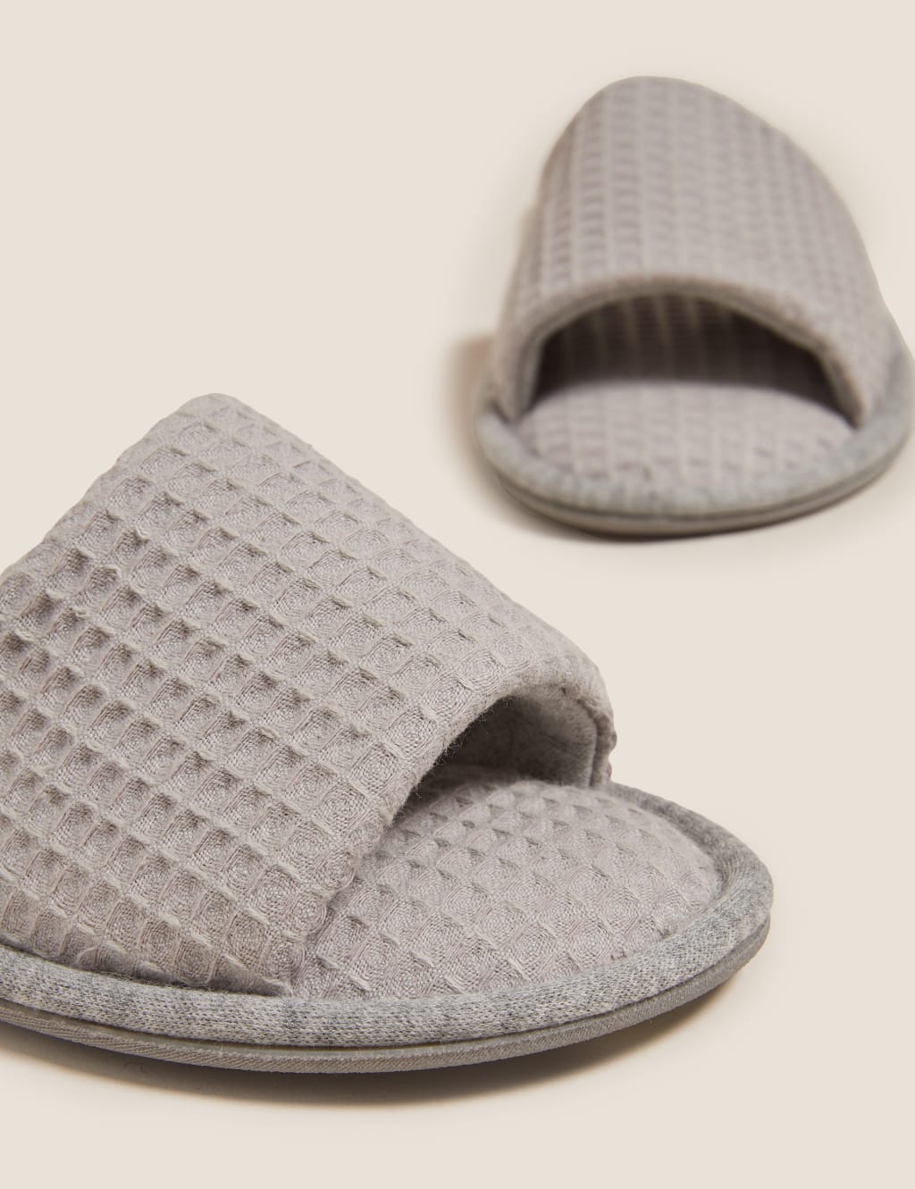 Ladies open toe mule slippers store