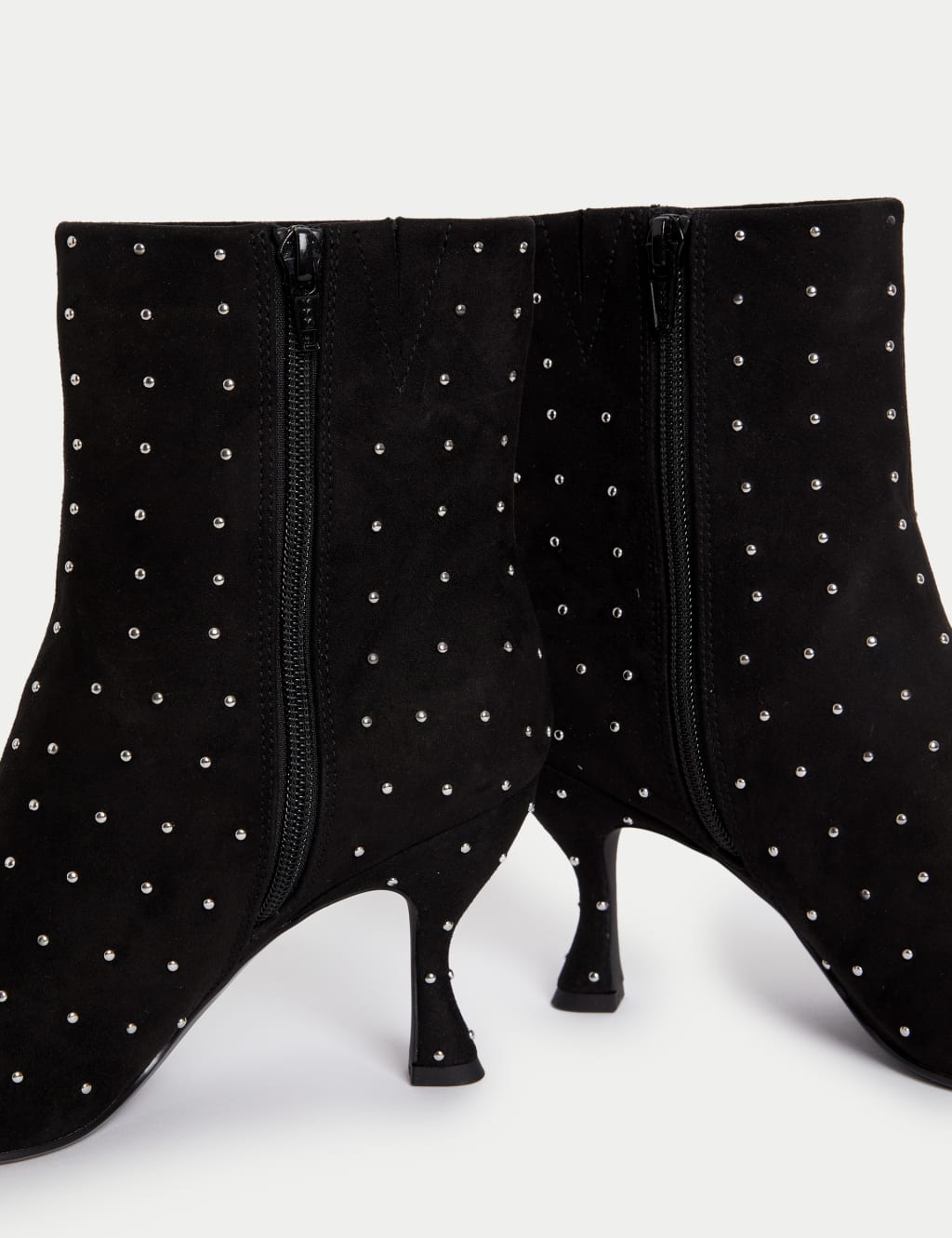 Studded Pointed Ankle Boots M S Collection M S