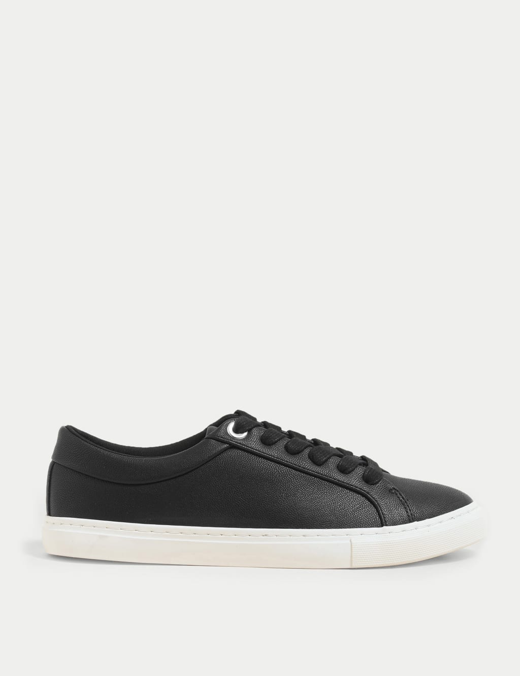 Eyelet lace up sneakers sale