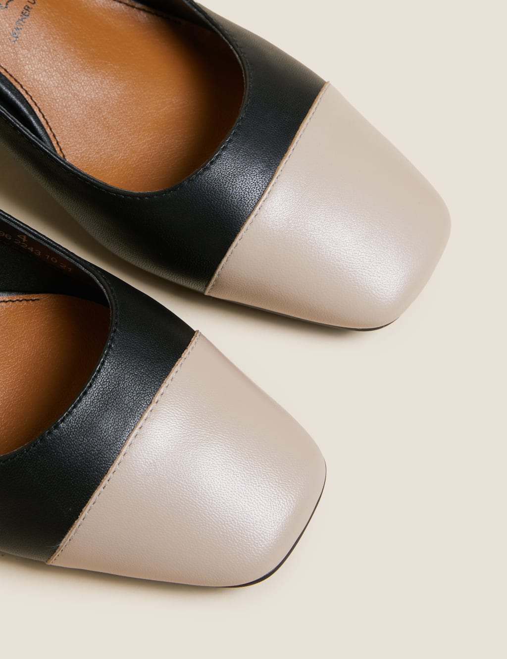 Color block slingback shoes clearance
