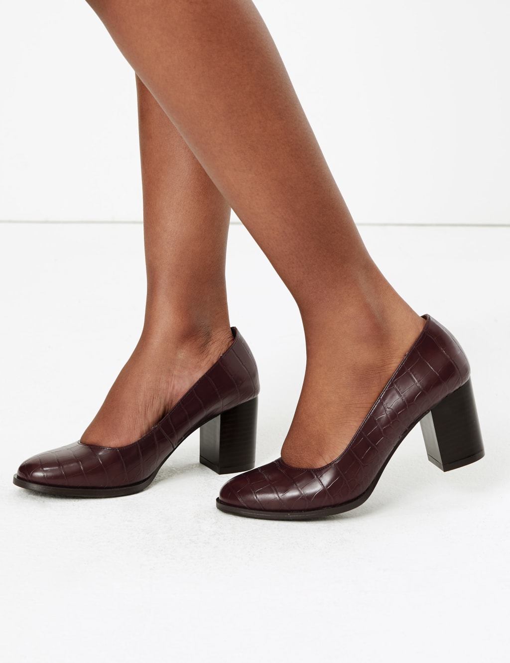 M and s block heels hotsell