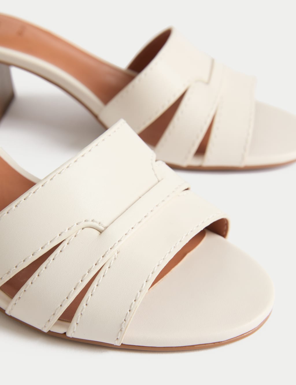 Wide Fit Block Heel Mules 3 of 3