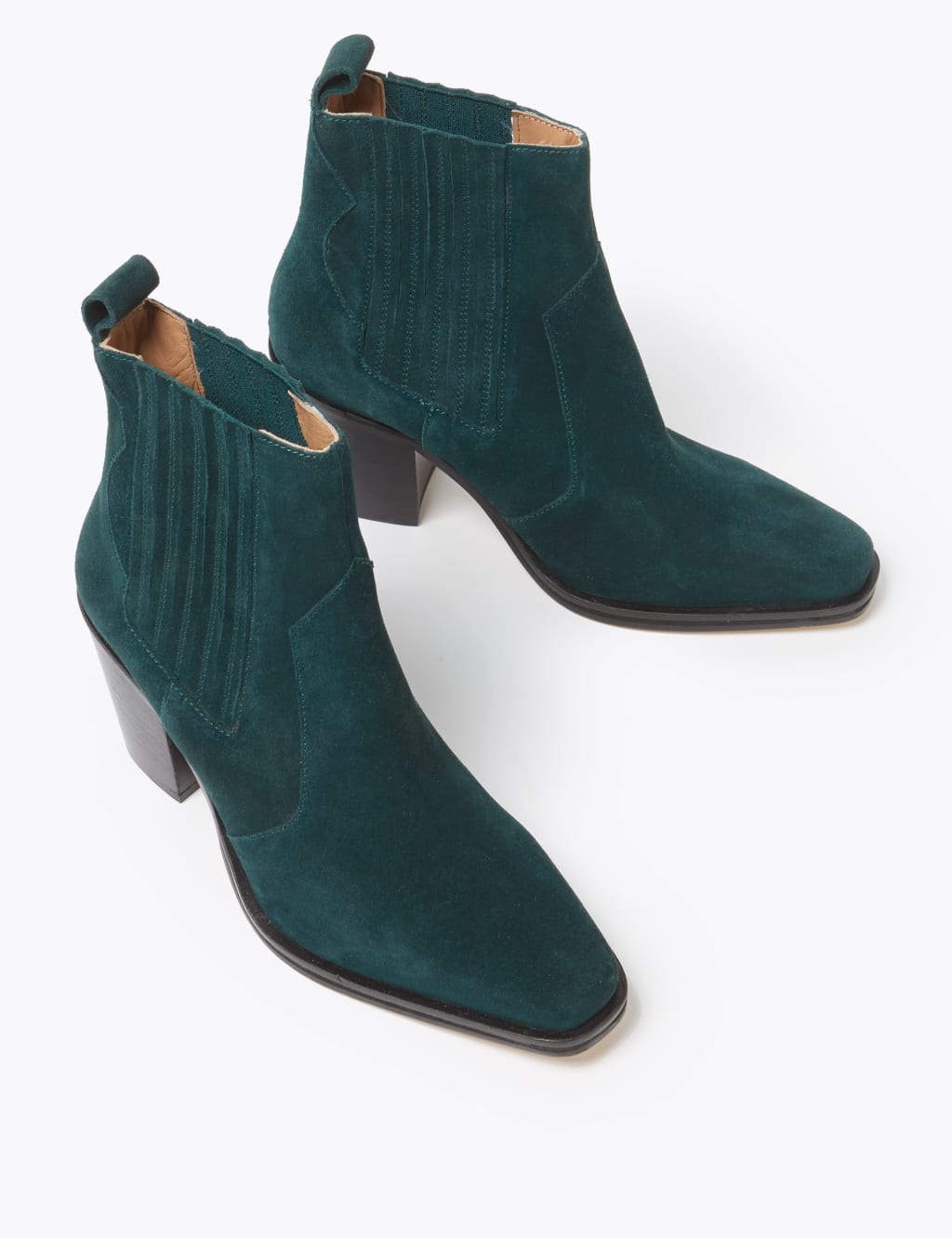 Suede Western Ankle Boots 3 of 5