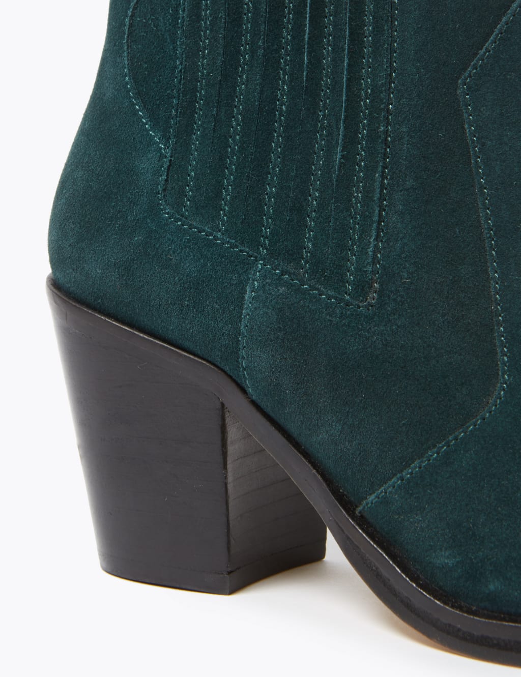 Suede Western Ankle Boots 4 of 5