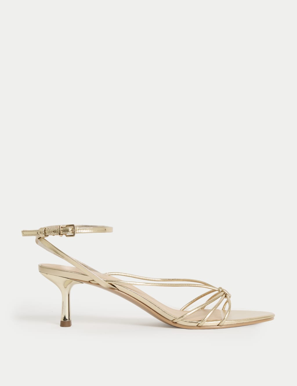 Buckle Strappy Stiletto Heel Sandals 1 of 3