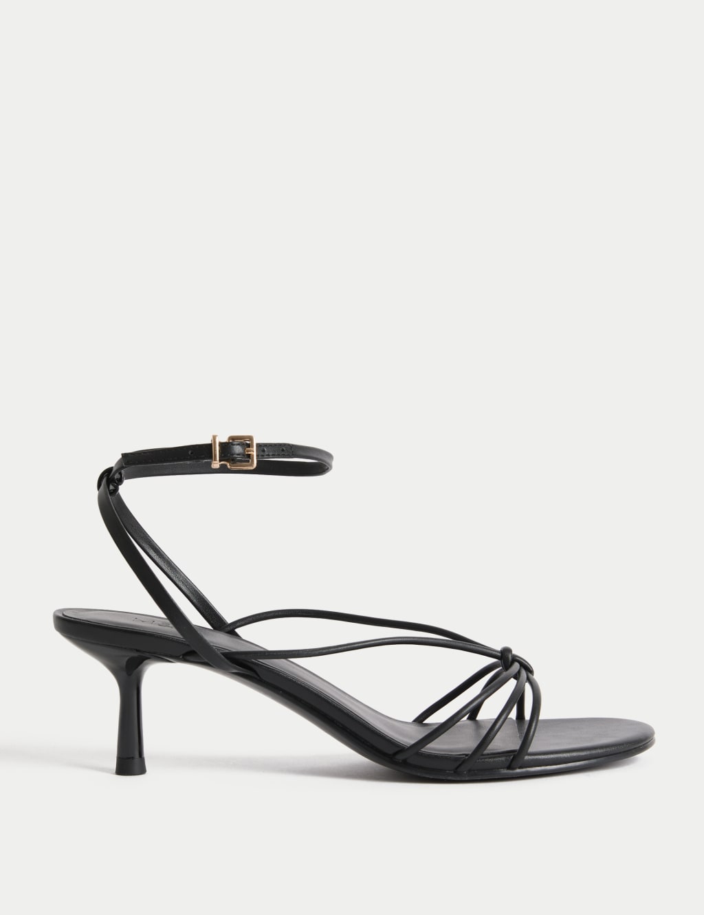 Buckle Strappy Stiletto Heel Sandals 1 of 3