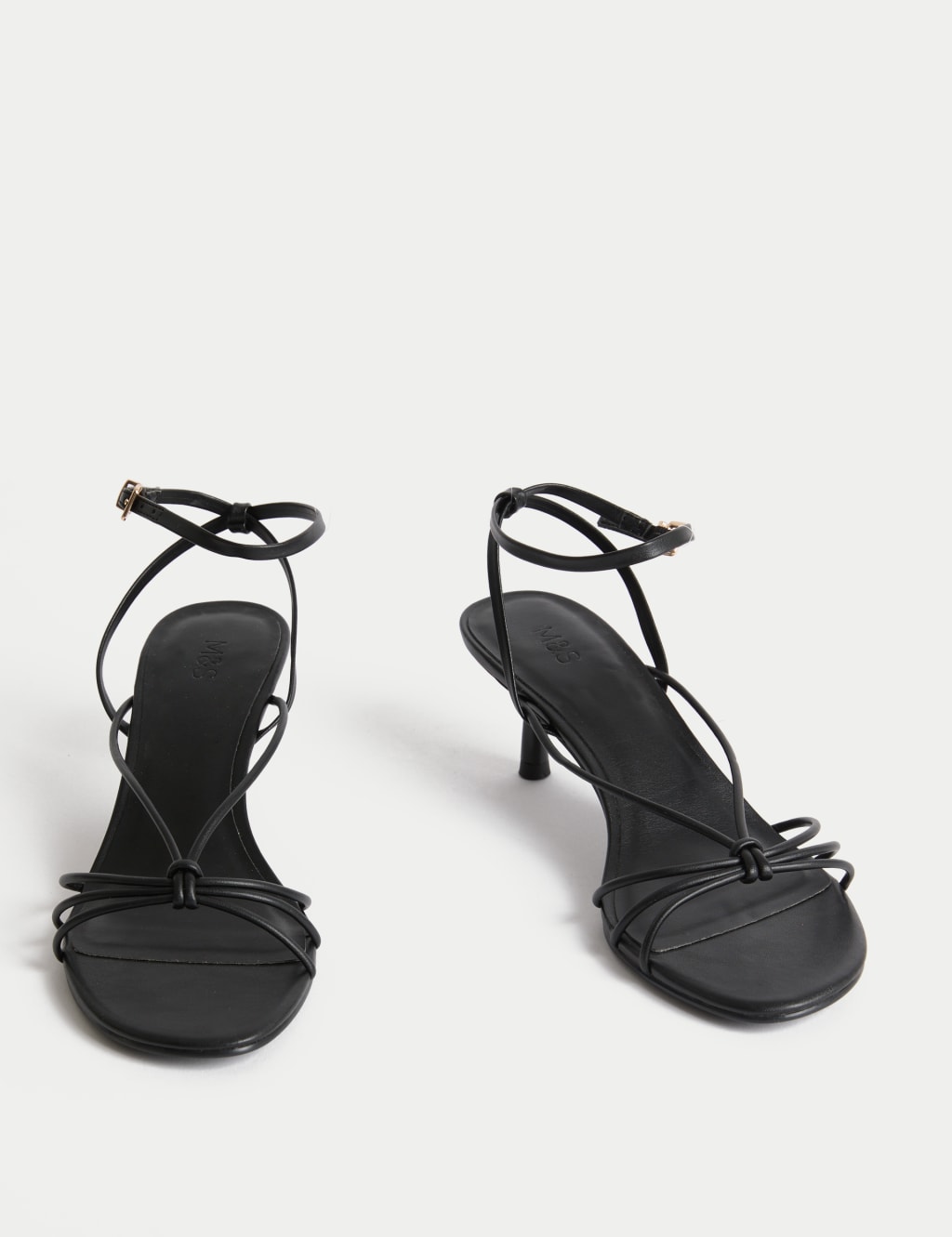 Buckle Strappy Stiletto Heel Sandals 2 of 3