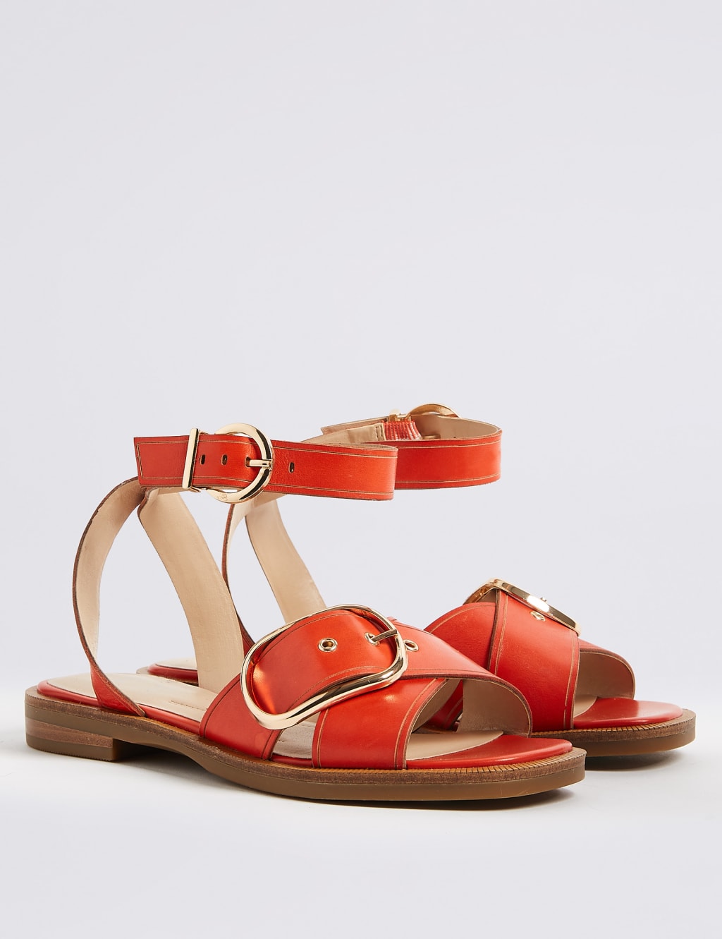 Leather Sandals M S Collection M S