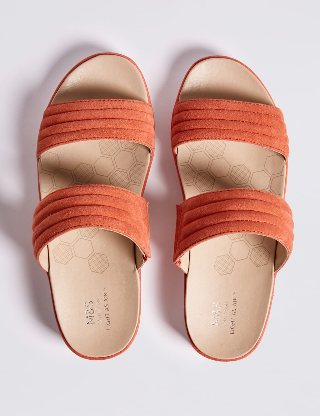 Suede Two Strap Mule Sandals 4 of 6