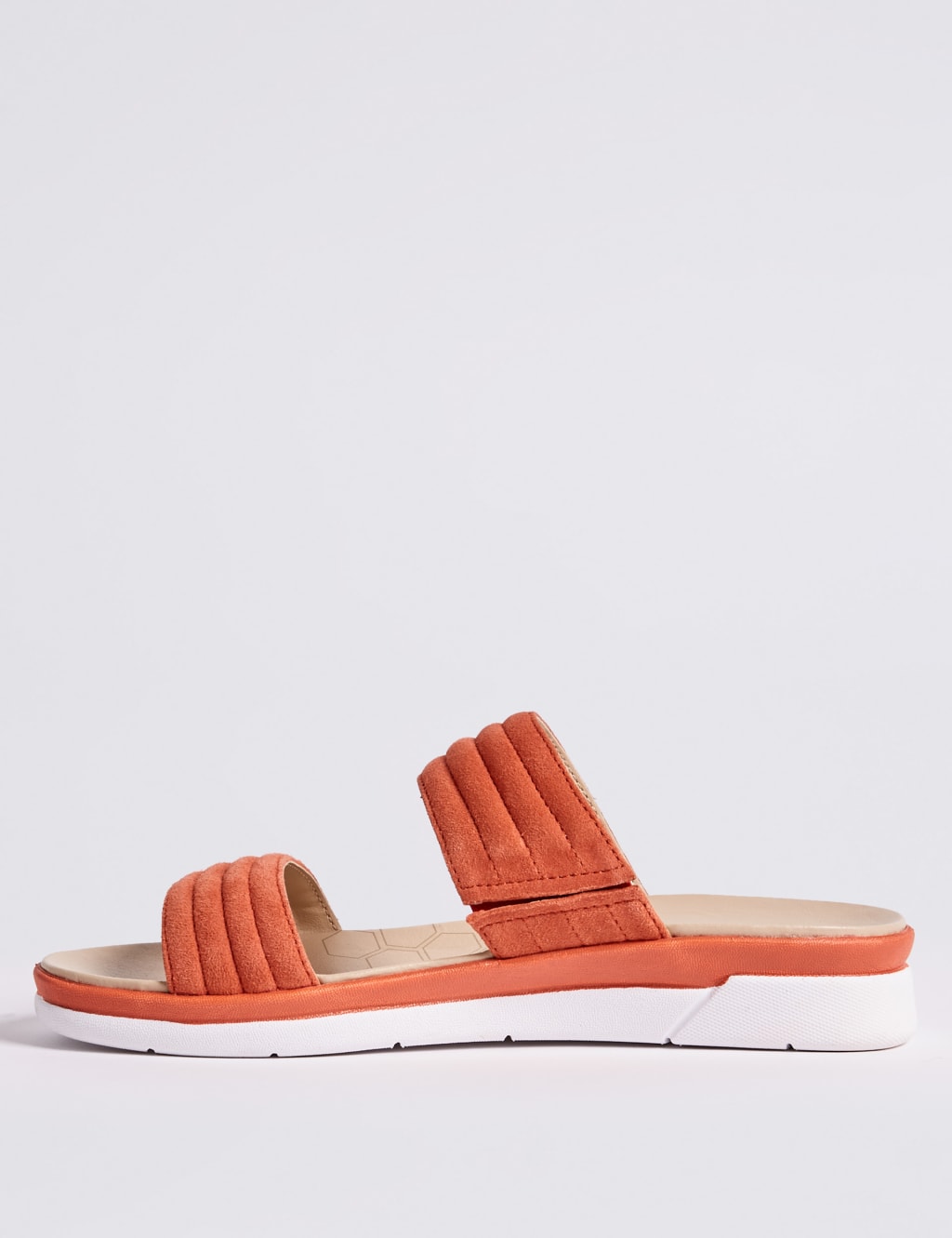 Suede Two Strap Mule Sandals 5 of 6