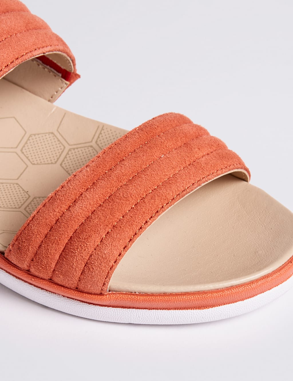 Suede Two Strap Mule Sandals 6 of 6