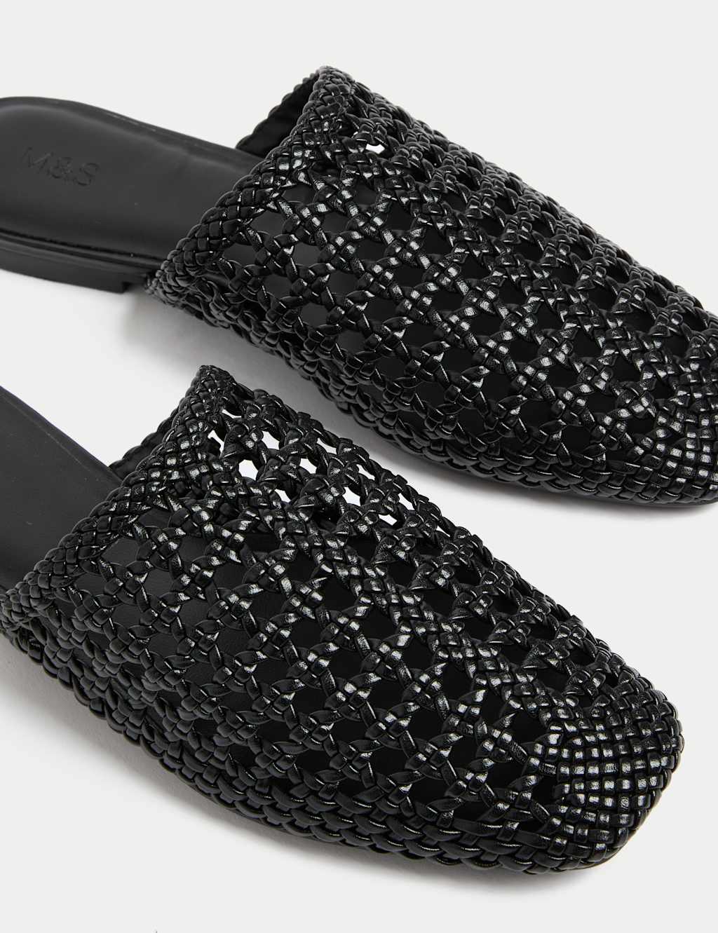 Woven Slip On Flat Mules 3 of 3