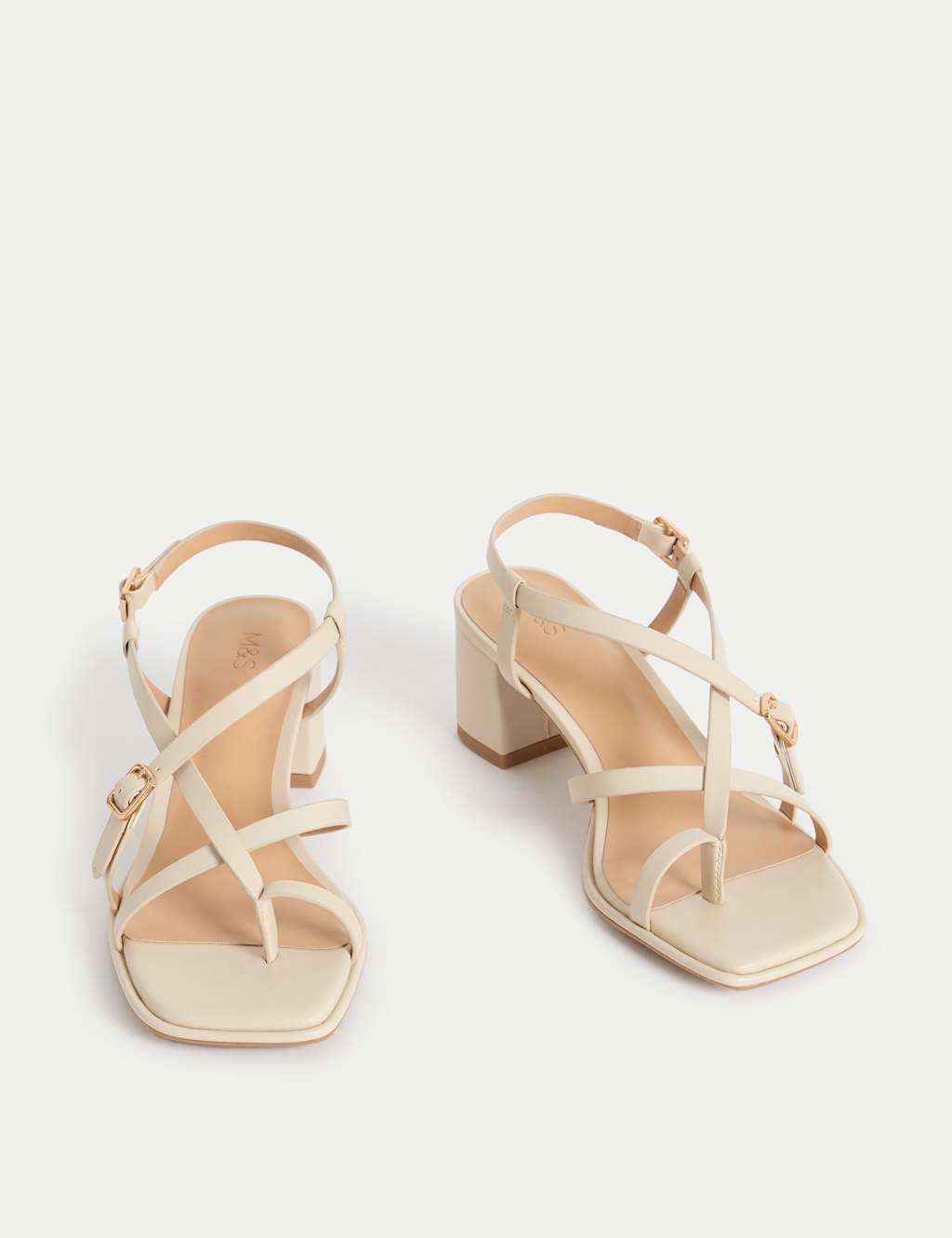 Buckle Block Heel Sandals 2 of 3