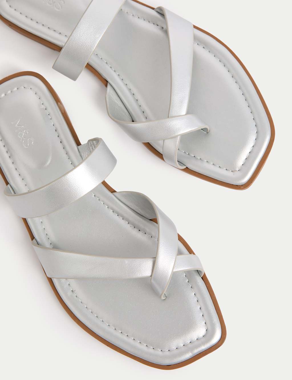 Toe Loop Strappy Flat Mules 3 of 3
