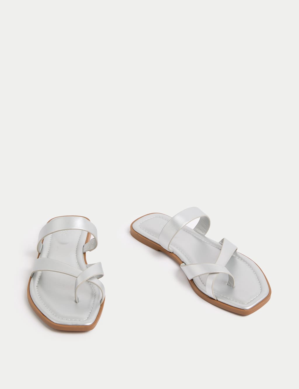Toe Loop Strappy Flat Mules 2 of 3