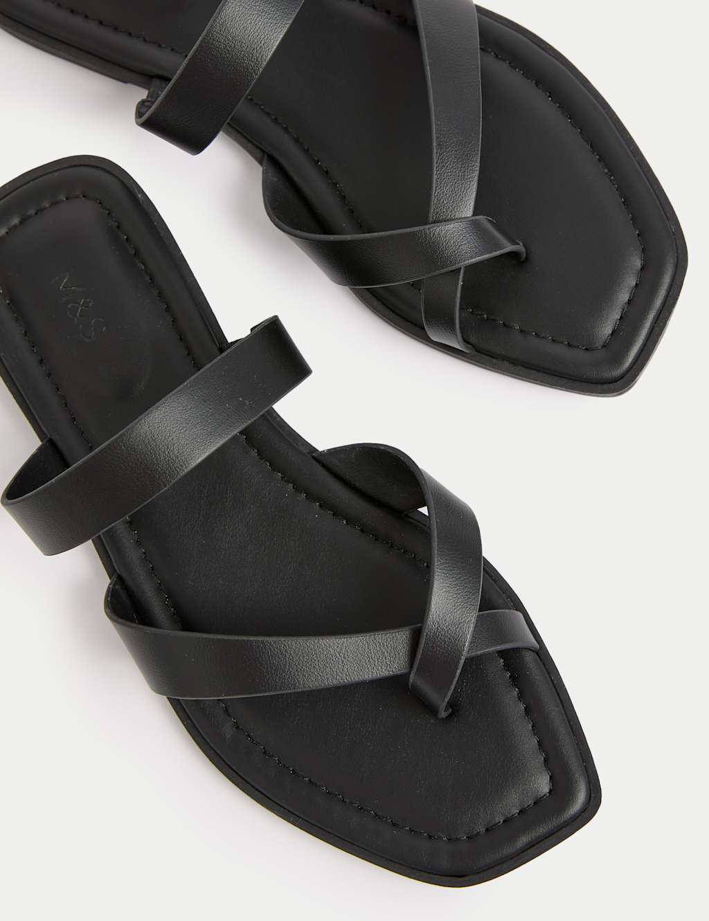 Toe Loop Strappy Flat Mules 3 of 3