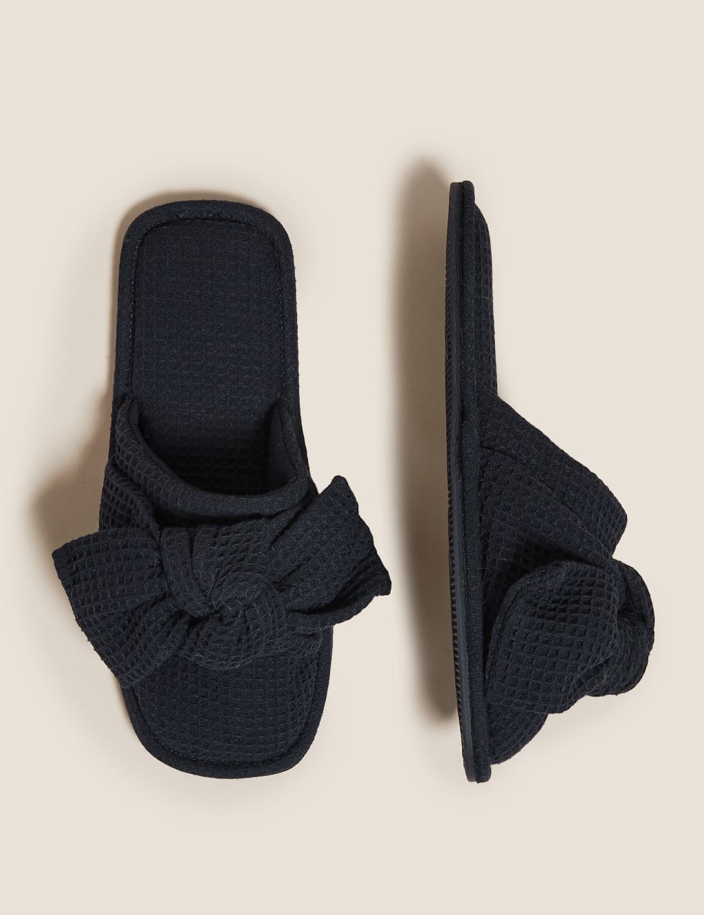 Bow Square Toe Mule Slippers 4 of 6