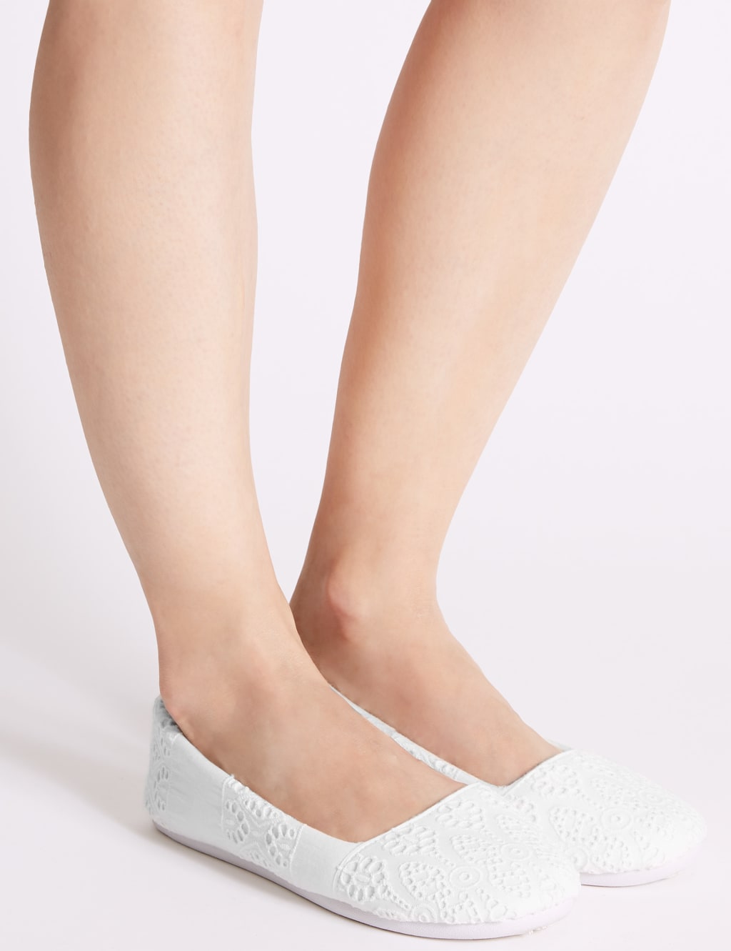 Broidery Ballerina Slippers M S Collection M S