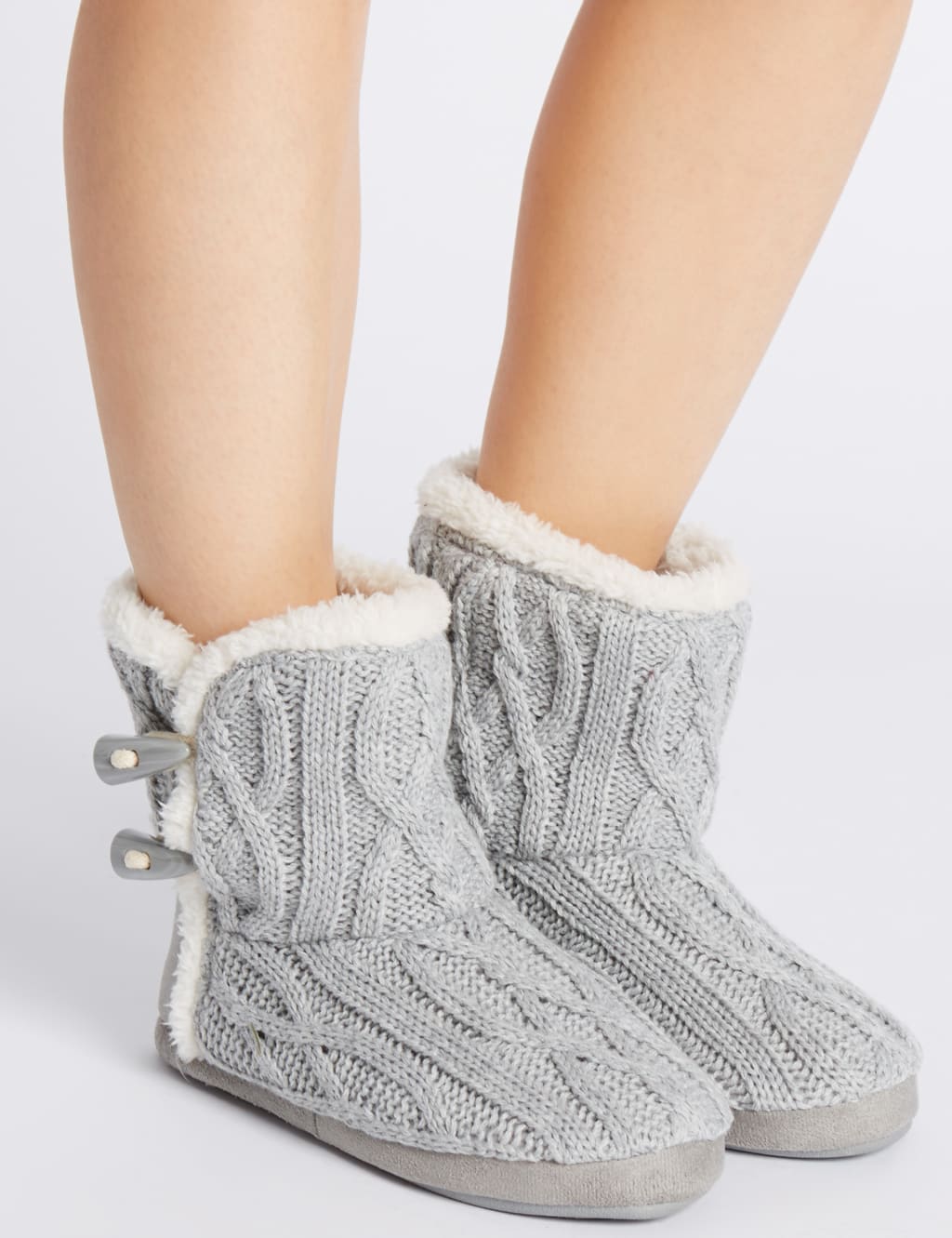 M&s womens slipper boots hotsell