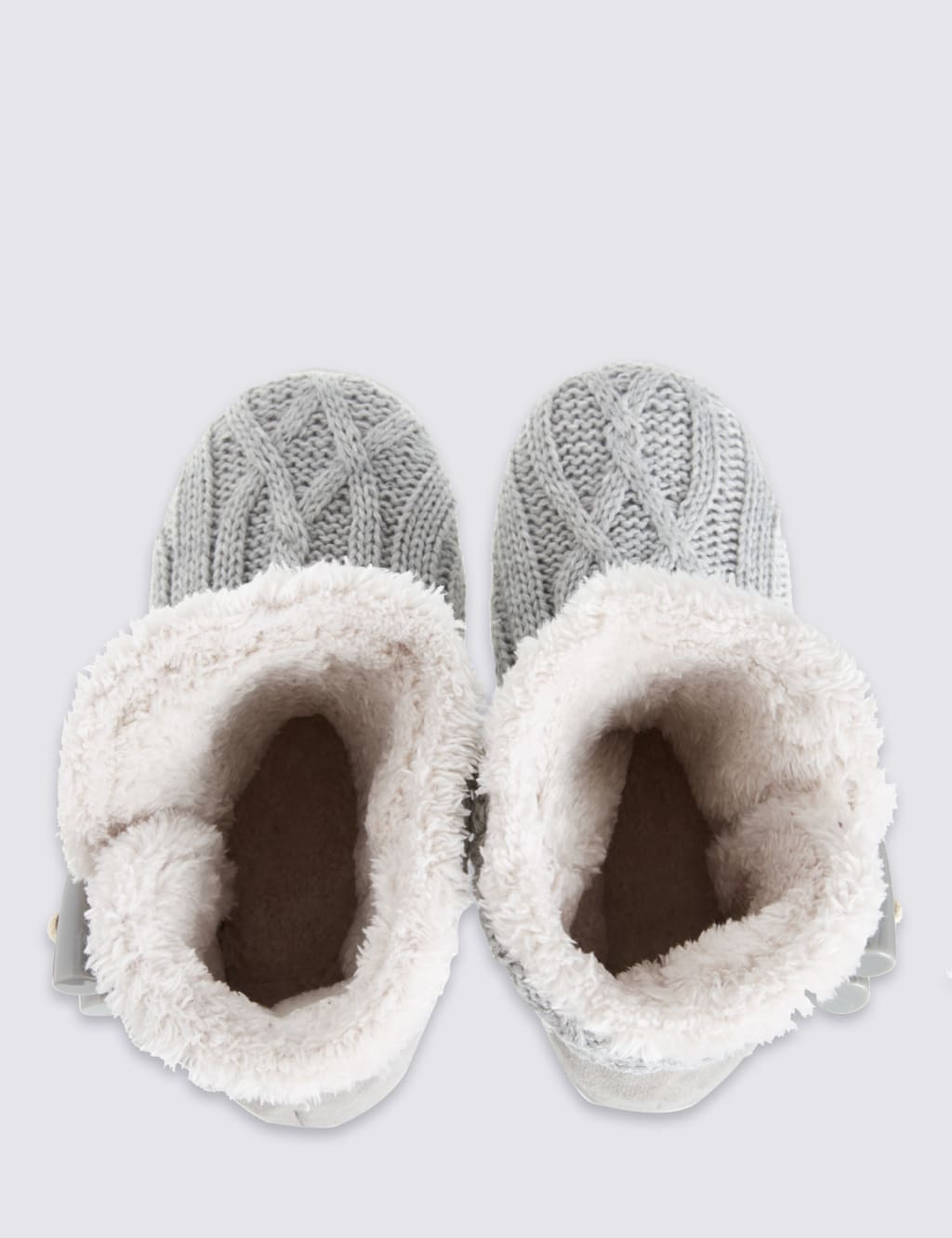 Cable Knit Slipper Boots 3 of 5