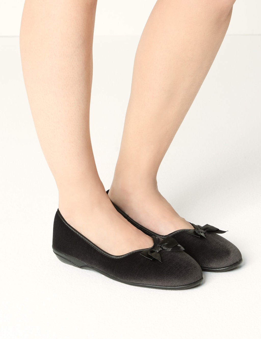 Bow Ballerina Slippers M S Collection M S