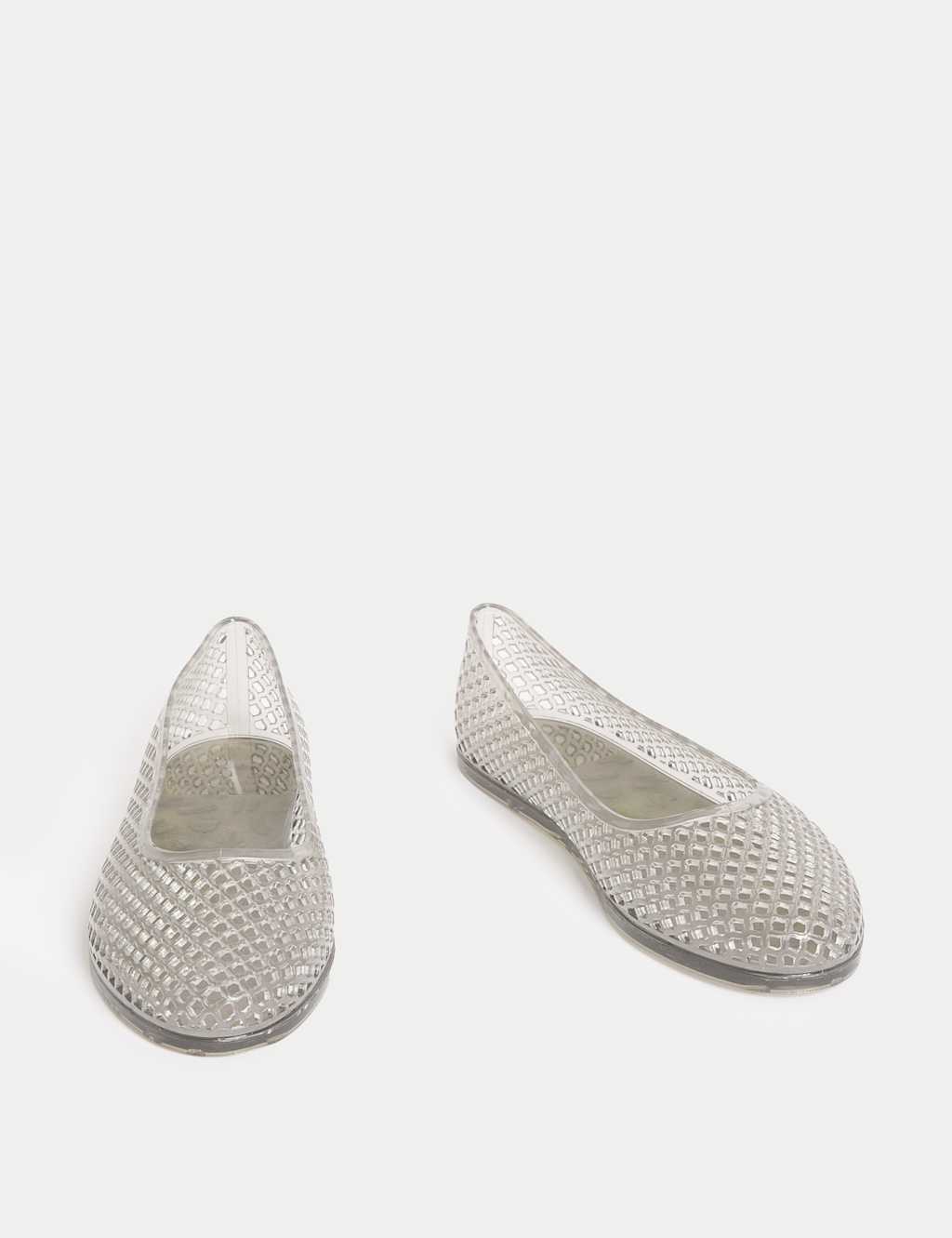 Jelly Slip On Ballet Pumps 2 of 3