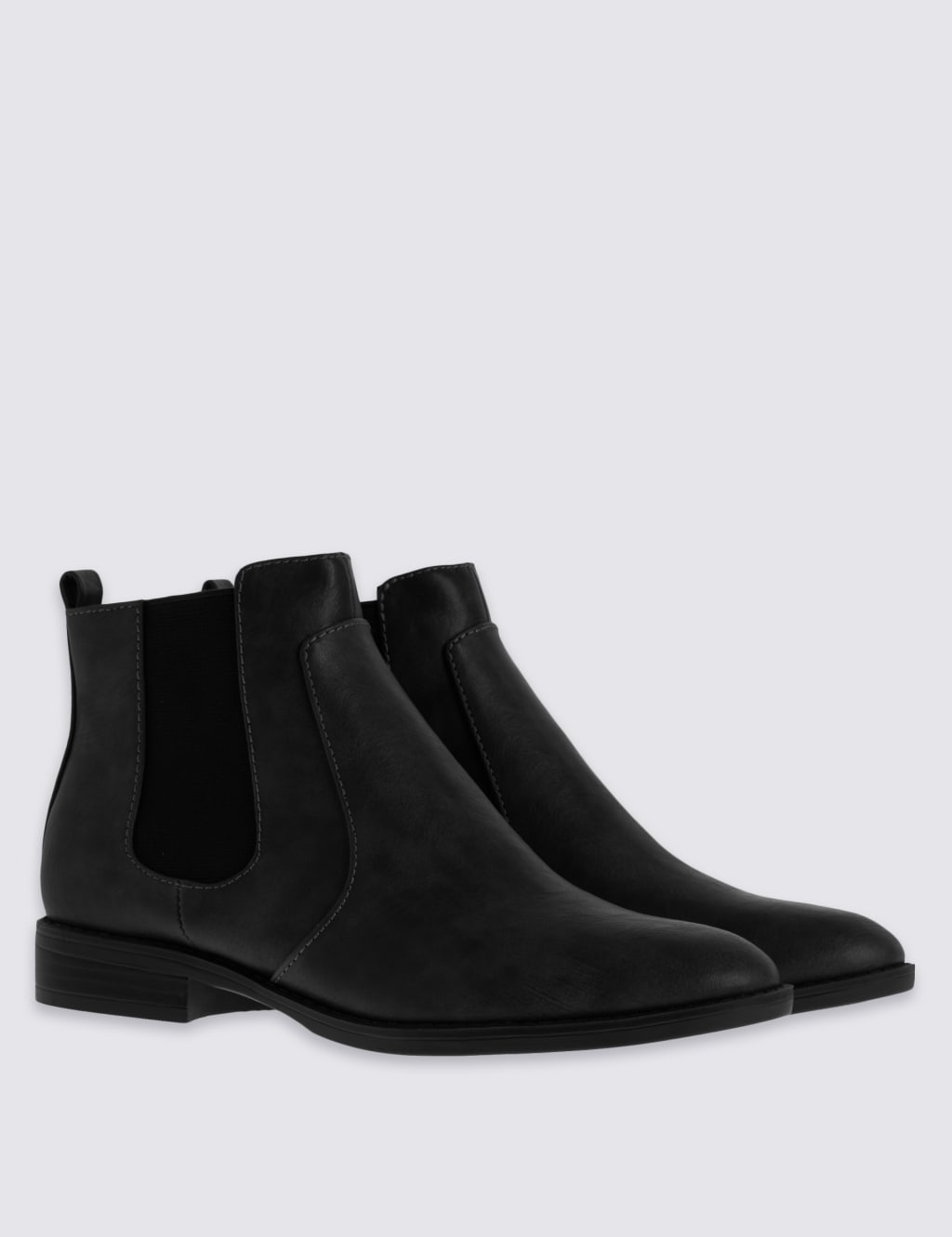Block Heel Chelsea Ankle Boots 1 of 5