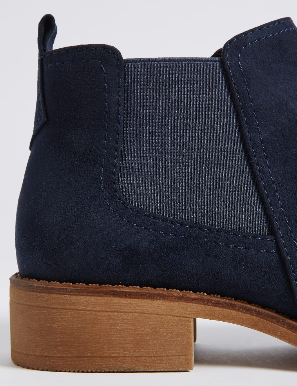 Chelsea Block Heel Ankle Boots