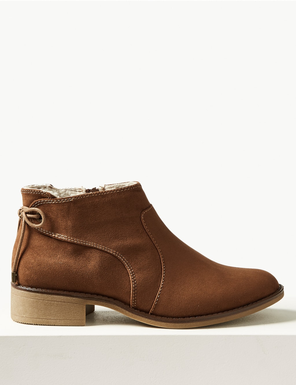 Tie back ankle boots hotsell