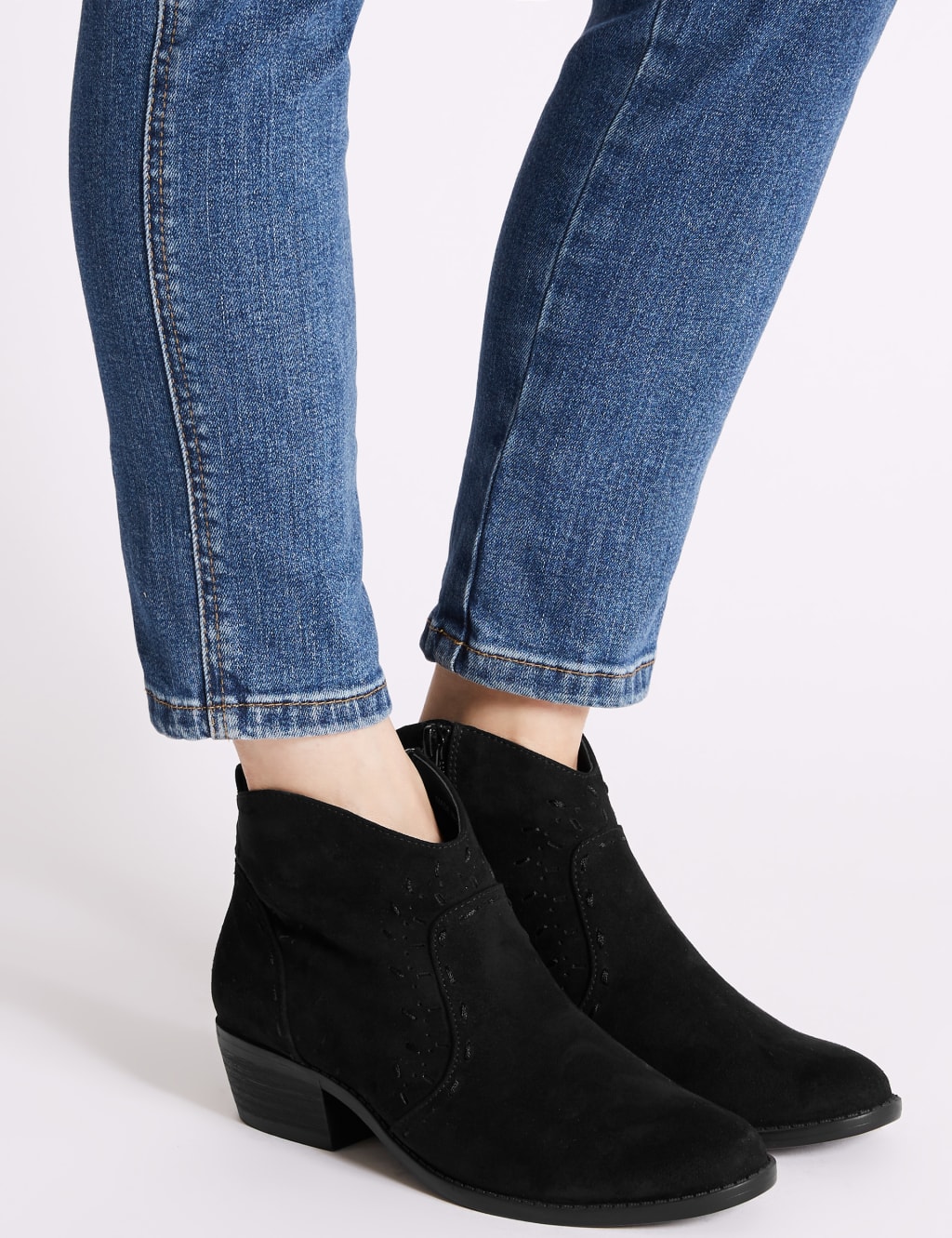 M&s blue boots online
