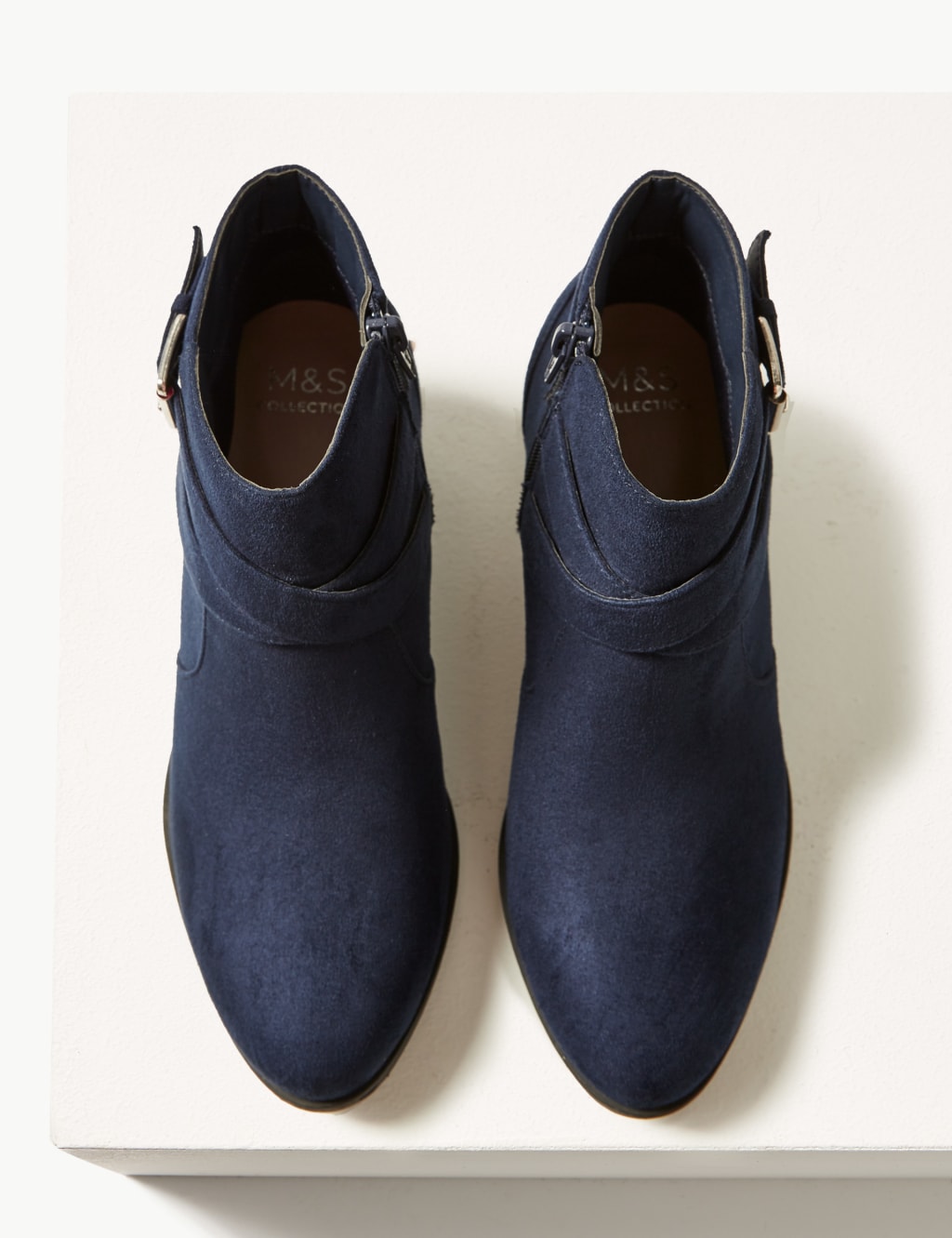 M and s navy boots hot sale