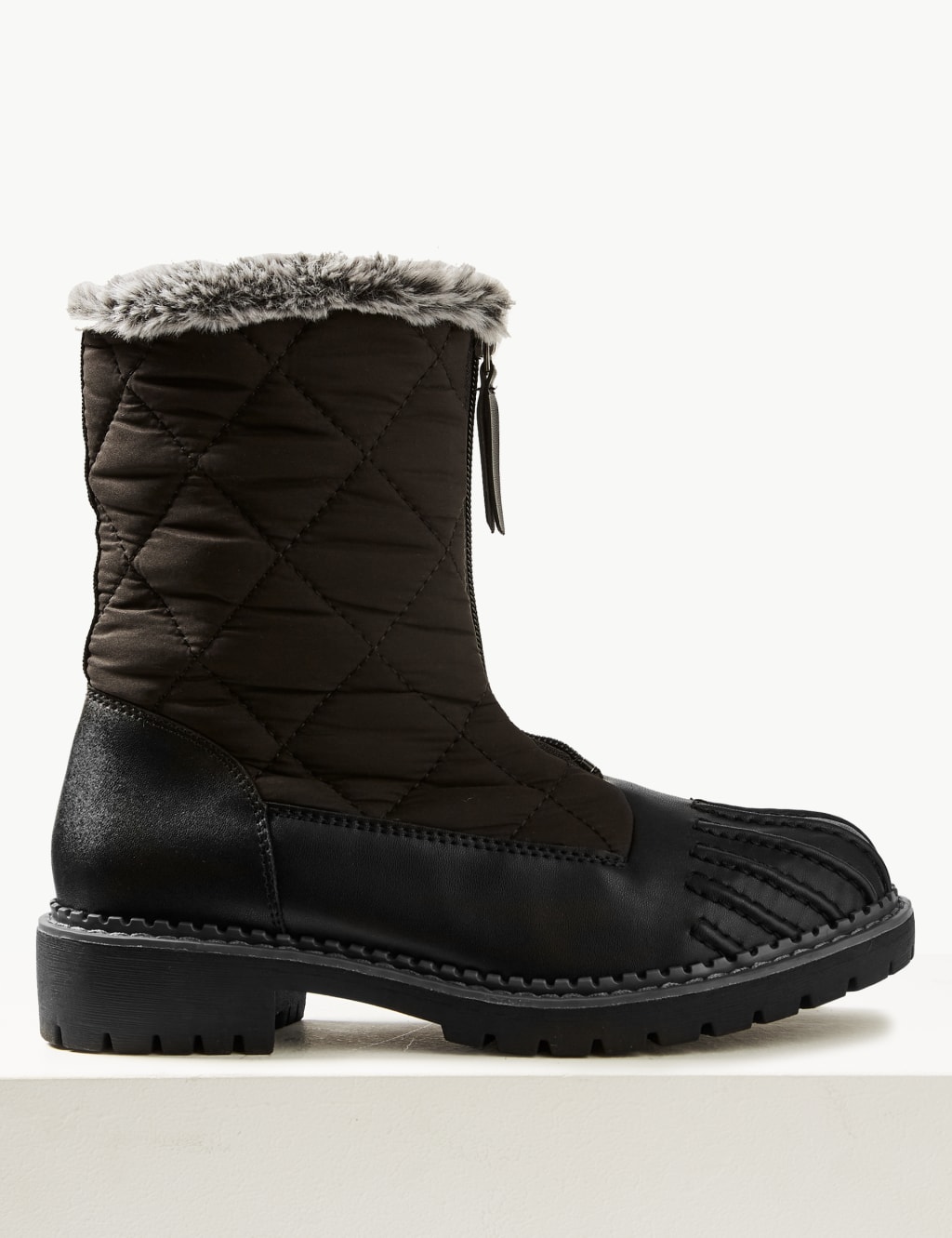 Quilted duck boots sale