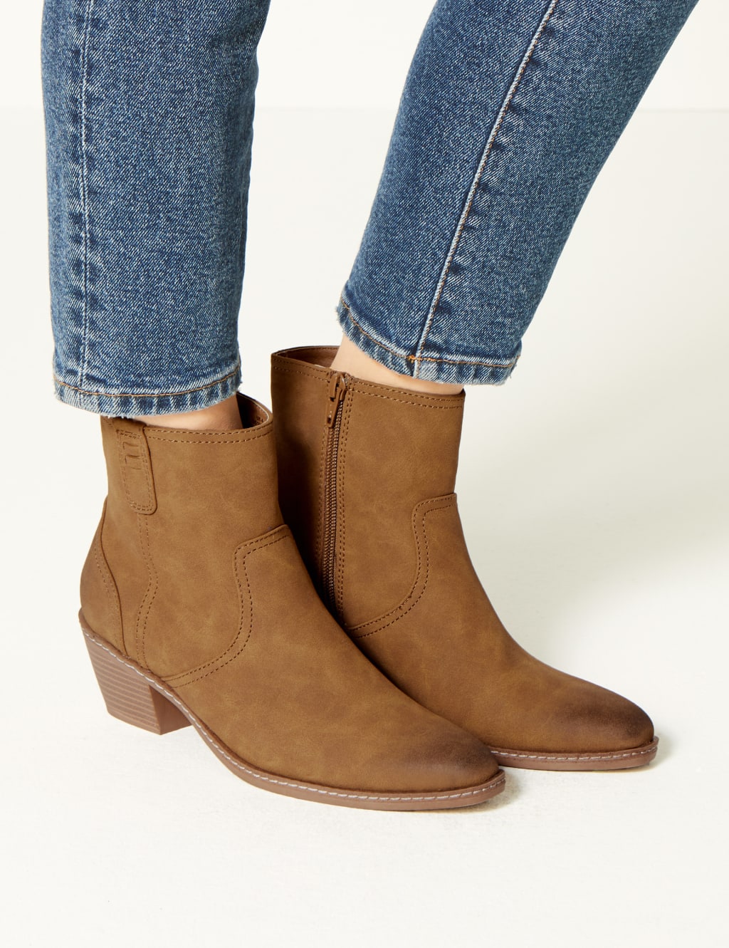Almond Toe Ankle Boots 1 of 5