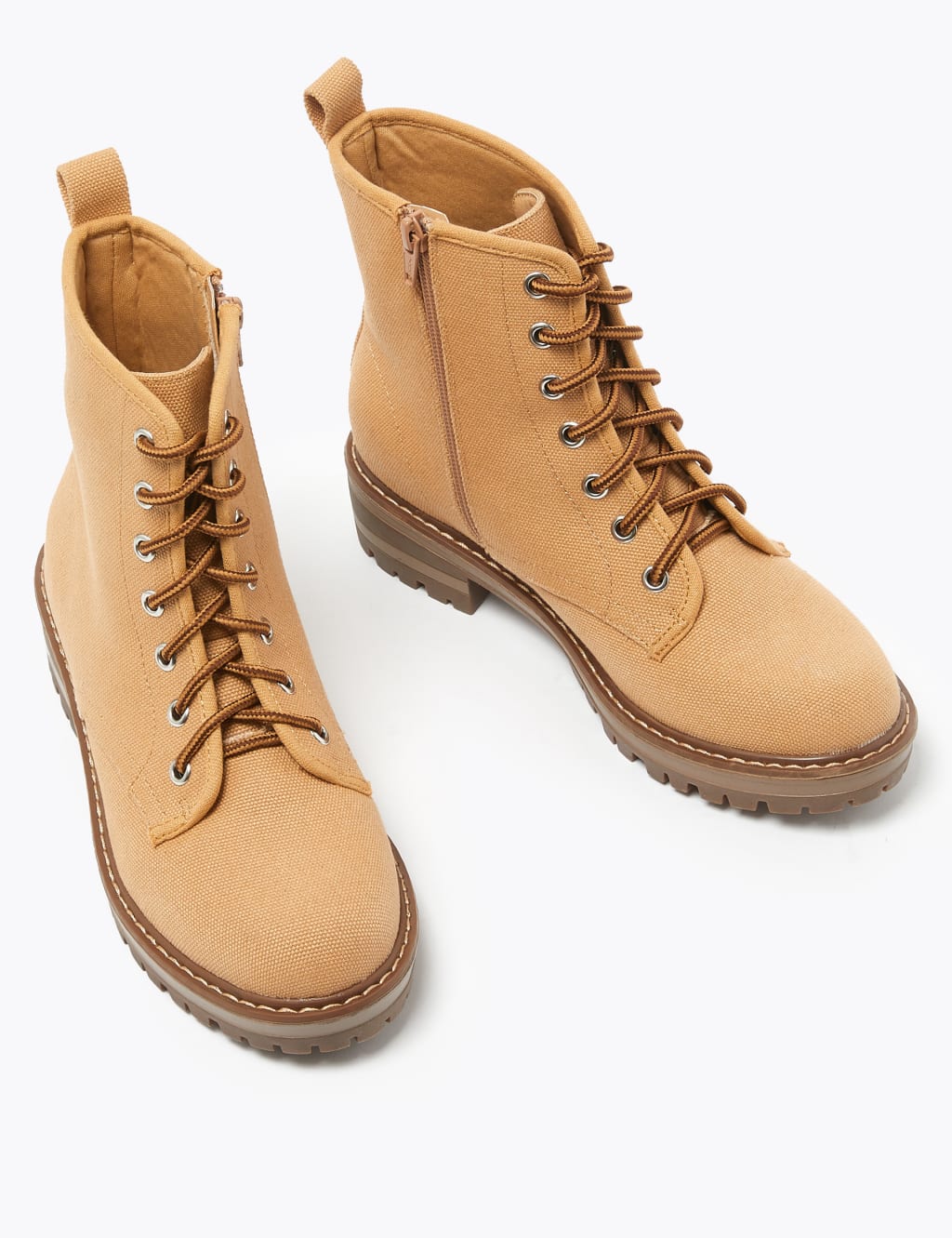 Lace Up Hiker Ankle Boots 3 of 5