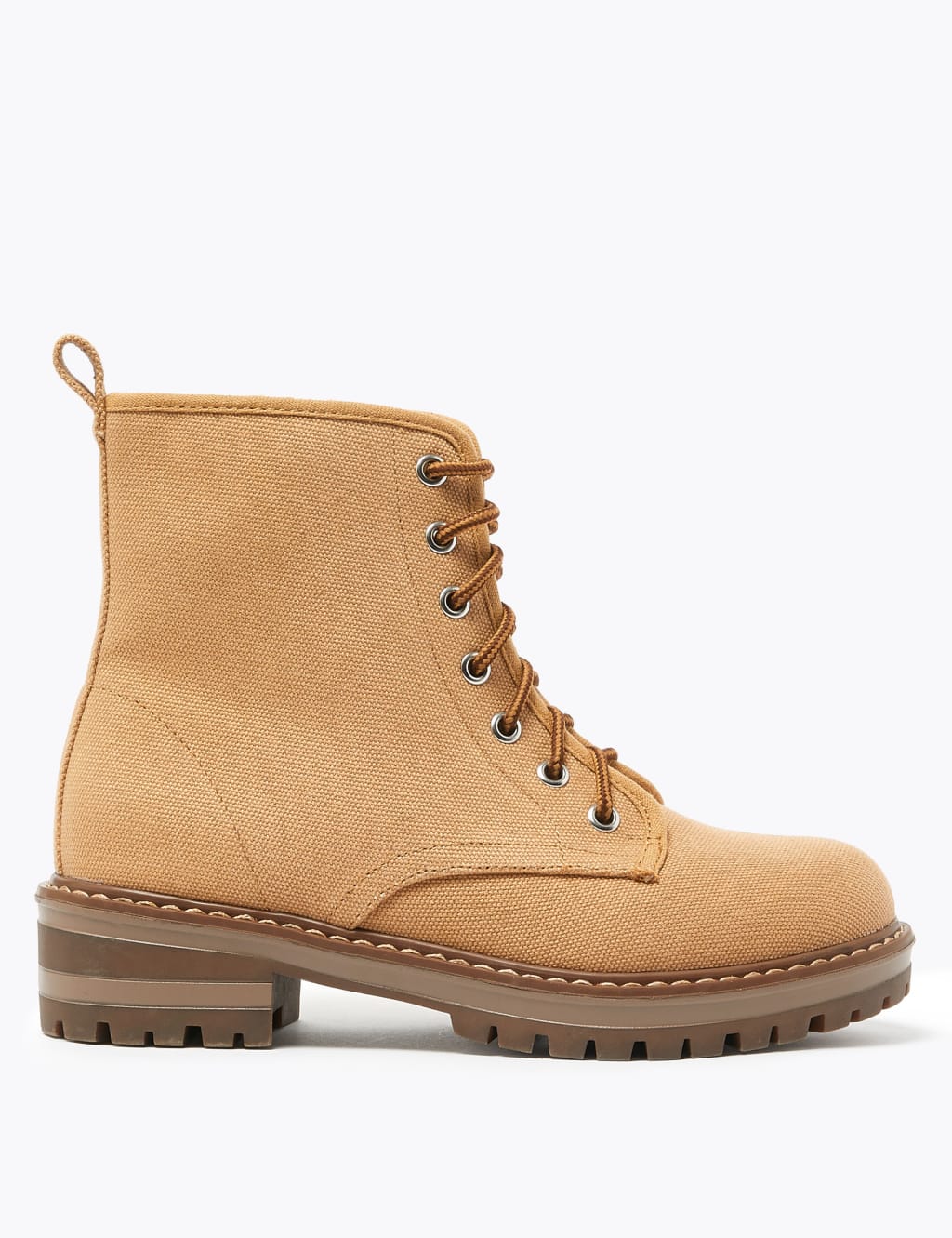 Lace Up Hiker Ankle Boots 2 of 5