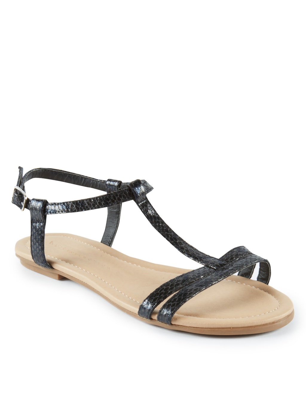 M&s black sandals 2025