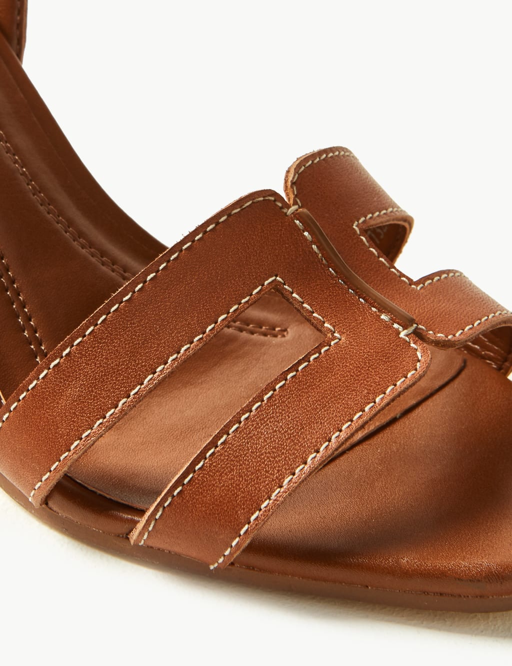 Leather Ankle Strap Sandals 4 of 5