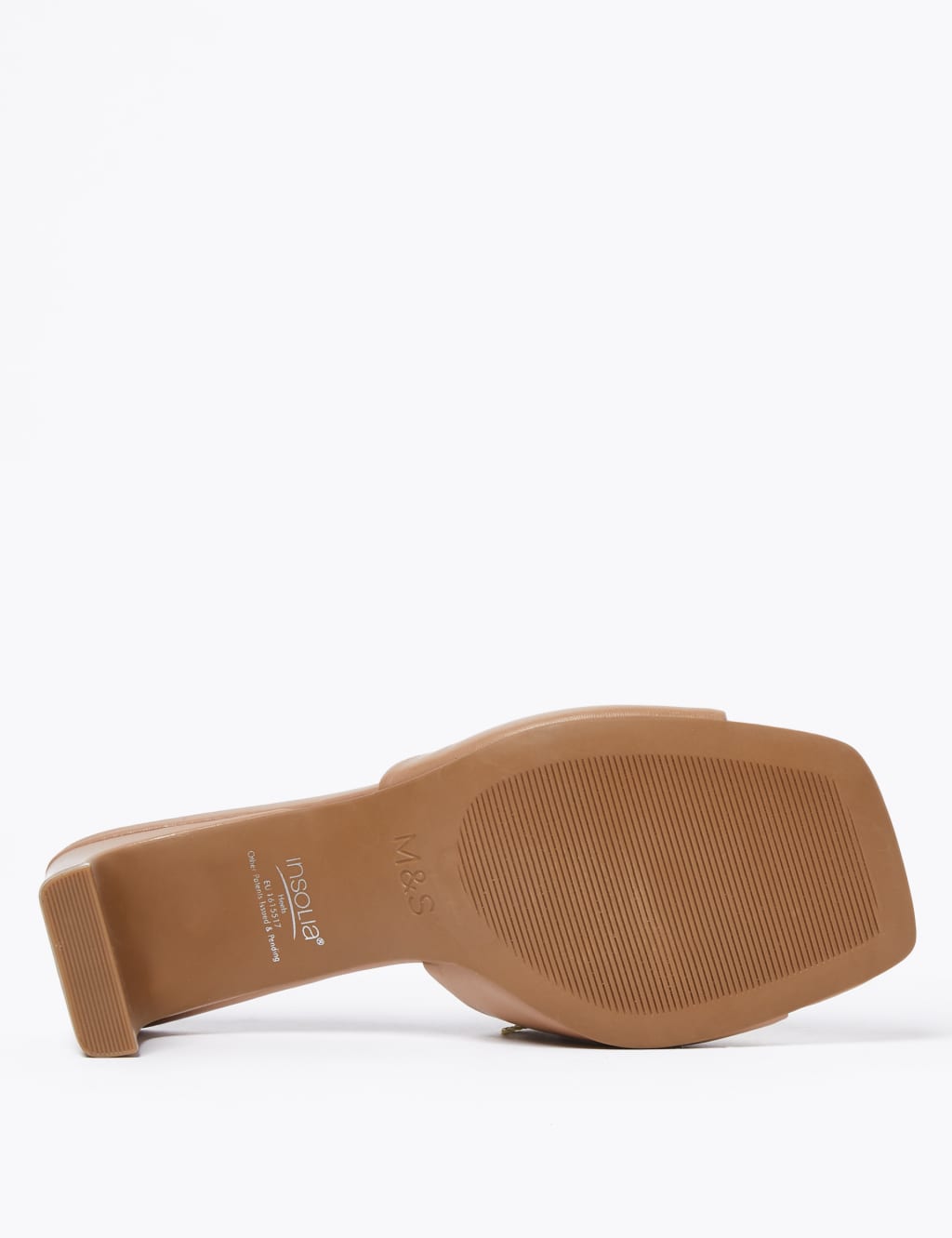 Leather Open Toe Mules M S Collection M S
