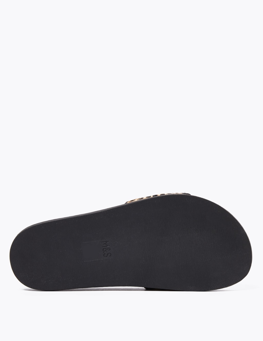 Suede Leopard Print Sliders 4 of 4