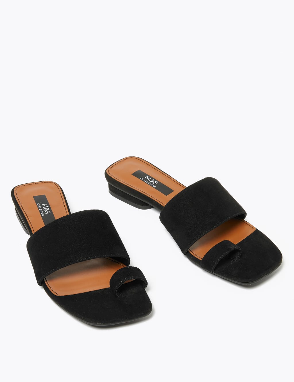 Toe loop mules on sale