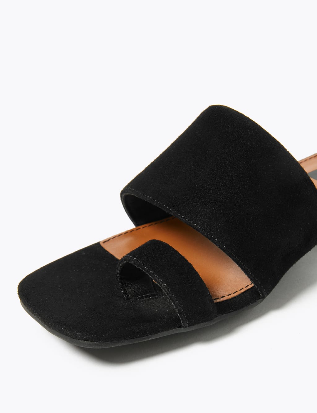 Toe loop mules outlet